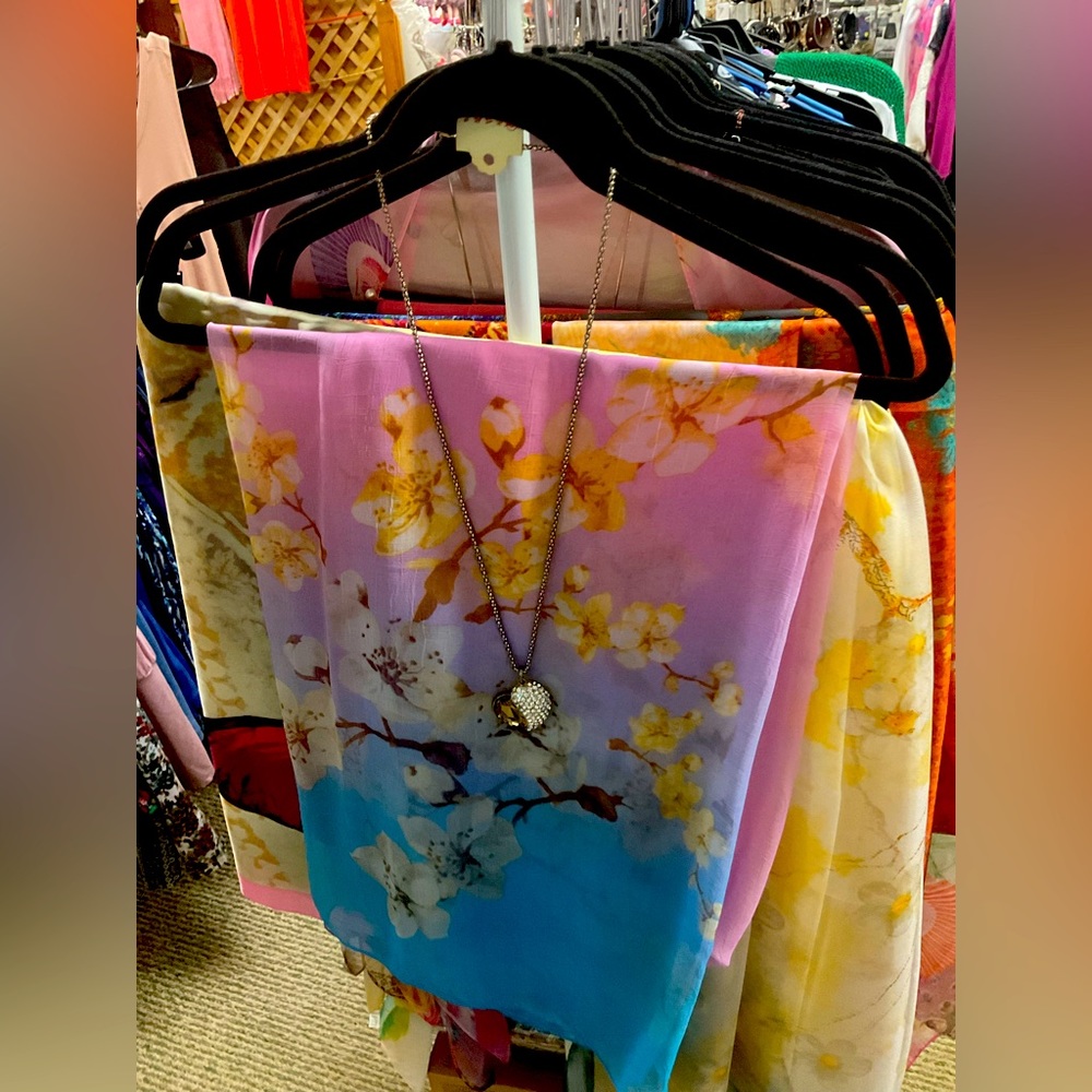 Floral Tree Scarf